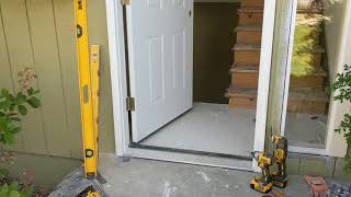 Jeld Wen Front Door Installation  Really crappy products and craftsmanship PART 1 [upl. by O'Grady]