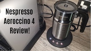 Nespresso Aeroccino 4 Milk Frother Review  Worth upgrading from the Aeroccino 3 [upl. by Dowski]