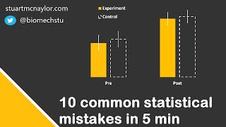 Ten Statistical Mistakes in 5 Min [upl. by Xel]