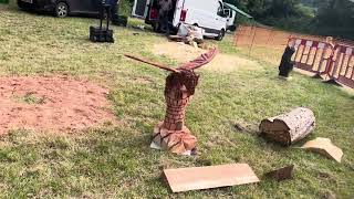 A fabulous range of wooden sculpture at Caerleon festival 2024 [upl. by Hali]