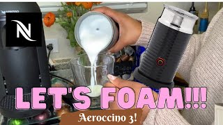 How To Foam Milk With Aeroccino 3 Make Coffee With Foam Tips amp Tricks  Easy Foamed Latte Recipe [upl. by Laura986]