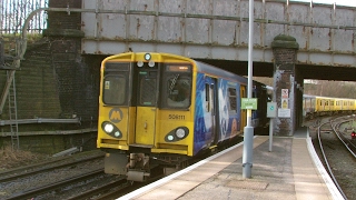 Half an Hour at 216  Birkenhead North Station 1022017  Class 507 508 terminus [upl. by Ecinahc680]