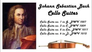 Johann Sebastian Bach  Cello suites in 432 Hz great for reading or studying [upl. by Norvil937]